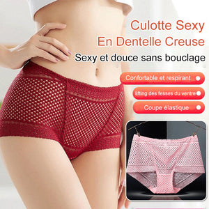 Culotte sexy en dentelle découpée