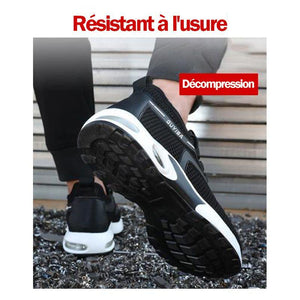 Chaussures de protection à embout en acier de sécurité au travail