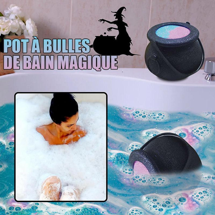 Pot de bulle magique de sorcière d'Halloween Boule de bain