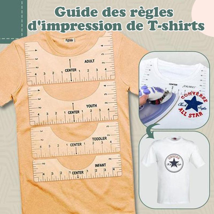 Règle d'impression de t-shirt