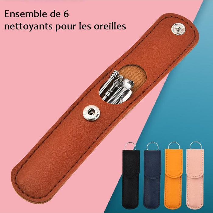 Ensemble d'outils de nettoyage de cérumen à ressort innovant