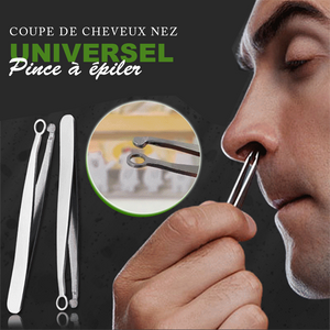 Pince à épiler pour le nez