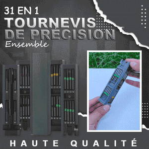 Ensemble de tournevis de précision 31 en 1