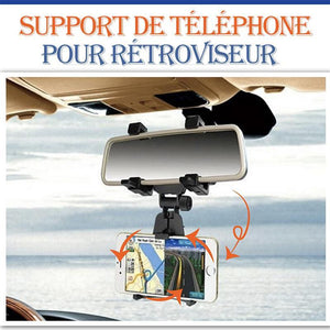 Support de téléphone pour rétroviseur