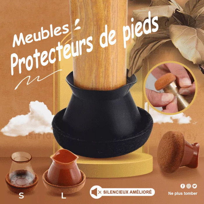 Protecteur de jambe de meuble silencieux mise à niveau