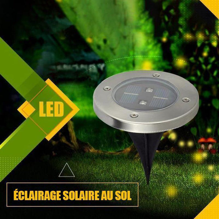 Lumière LED de chemin de sol à énergie solaire