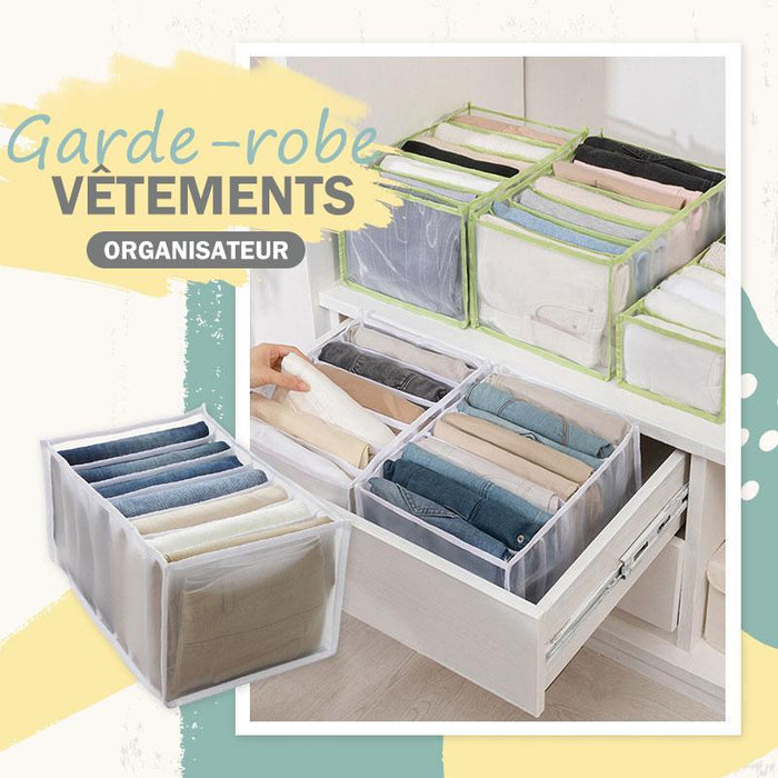 Organisateur pour rangement des vêtements