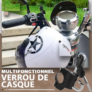 Serrure de casque multifonctionnelle(Avec clé)