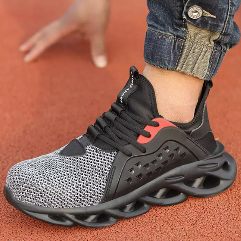 Chaussures Sécurité Été Respirantes 36-47 Embout Acier Anti-Crevaison Anti-Écrasement