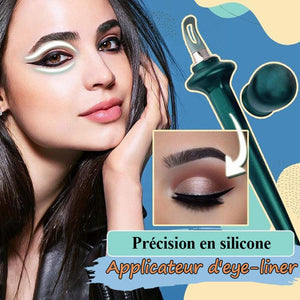 Applicateur d'eye-liner de precision en silicone