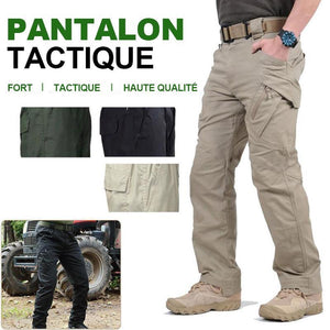 Pantalon tactique imperméable avec poches pour hommes