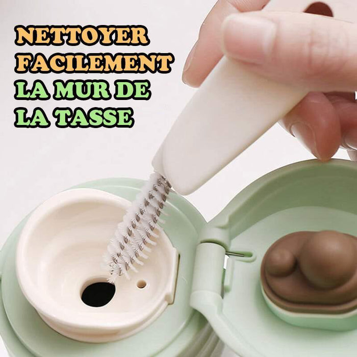 Brosse de détail de bouchon de bouteille 3 en 1