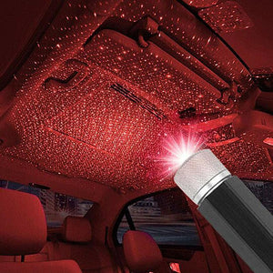 Lampe étoile USB romantique pour housses de voiture et de maison