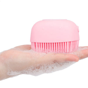 Brosse douce de massage en silicone pour le bain