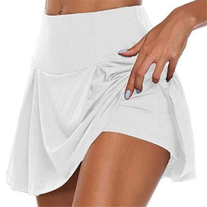 Jupe avec short élastique pour femmes