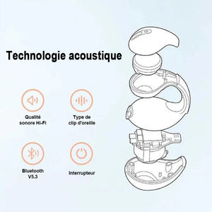 Casque à conduction osseuse sans fil Bluetooth