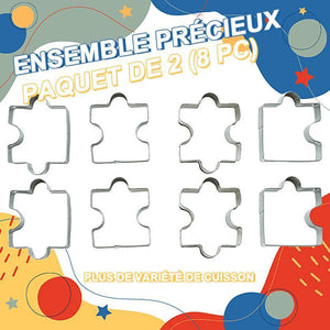 Puzzle biscuit coupé - achetez-en un et obtenez-en deux