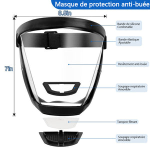 Masque intégral de protection anti-buée