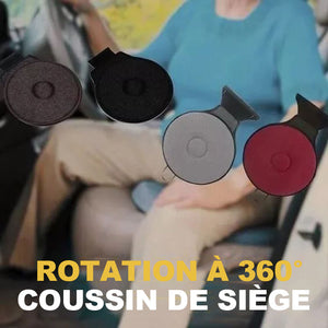 Coussin de siège rotatif à 360°