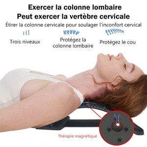 Planche de massage pour l'étirement lombaire