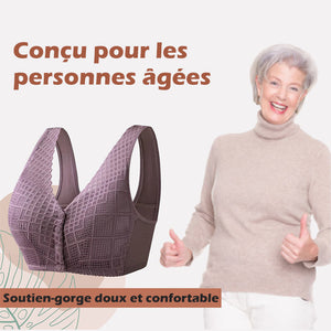 Soutien-gorge avec dentelle boucle avant