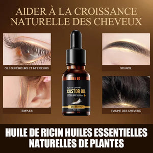 Sérum pour cils à l'huile de ricin (2 bouteilles)