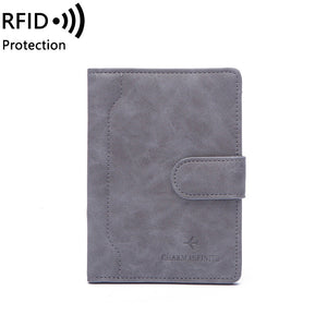 Portefeuille en cuir artificiel avec protection RFID