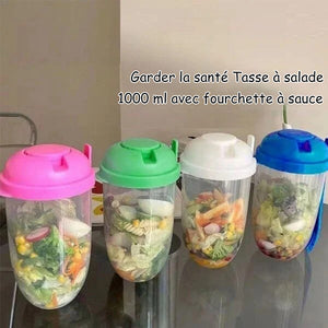 Tasse à salade portable créative