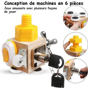 Jouets éducatifs en bois pour enfants Montessori