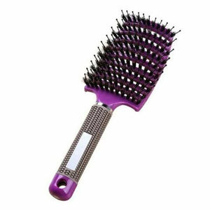 Brosse à cheveux en nylon à poils