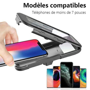 Support de téléphone portable étanche et antichoc pour vélos et motos