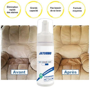 Mousse nettoyante pour tissus sans eau