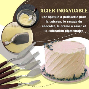 Spatules de Pâtisserie En Acier Inoxydable 5pcs