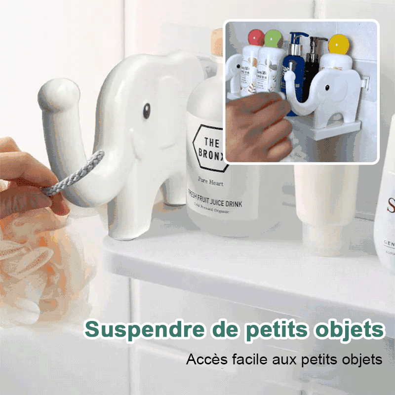 5 Supports Muraux Adhésifs Pour Téléphone - Avec Gestion De Câbles, Adhésif 3M Fort, Pour Salle De Bain, Bureau
