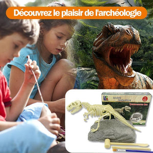 Jouet fossile de dinosaure d'excavation archéologique bricolage