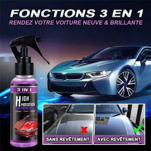 3 en 1 Spray de revêtement de voiture rapide haute protection (30ml)