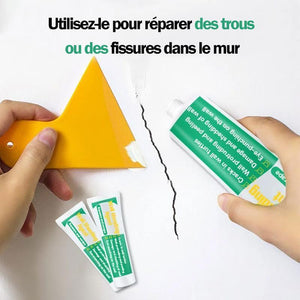 Pâte de réparation pour réparer les murs