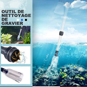 Nettoyeur de gravier électrique pour aquarium