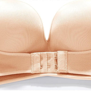 Soutien-gorge sans bretelles à fermeture devant