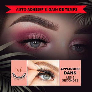 Faux cils auto-adhésifs réutilisables