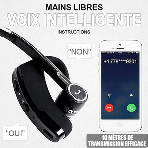 Casque stéréo sans fil Bluetooth pour entreprise