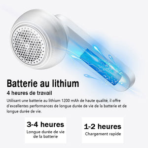 Extracteur de boules de poil rechargeable