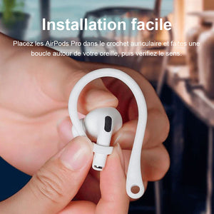 Ecouteurs anti-chute et support Airpod--Achetez 1 obtenez 1 gratuit (2 paires)