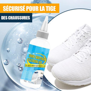 Gel nettoyant blanchissant pour chaussures