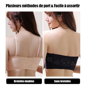 Soutien-gorge push-up à bretelles amovibles