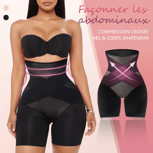 Culotte gainante minceur de taille haute compression croisée