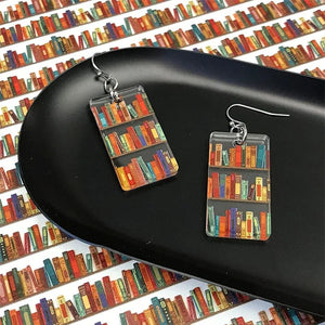 Boucles d'oreilles livre pour les amoureux des livres