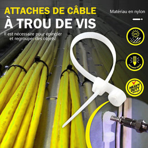 Attache de câble en nylon Polyvalent