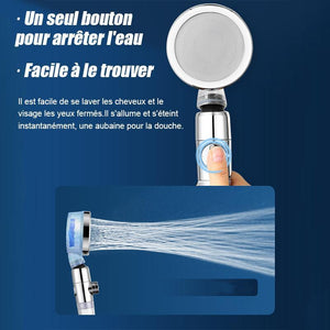 Douche à filtre rotative