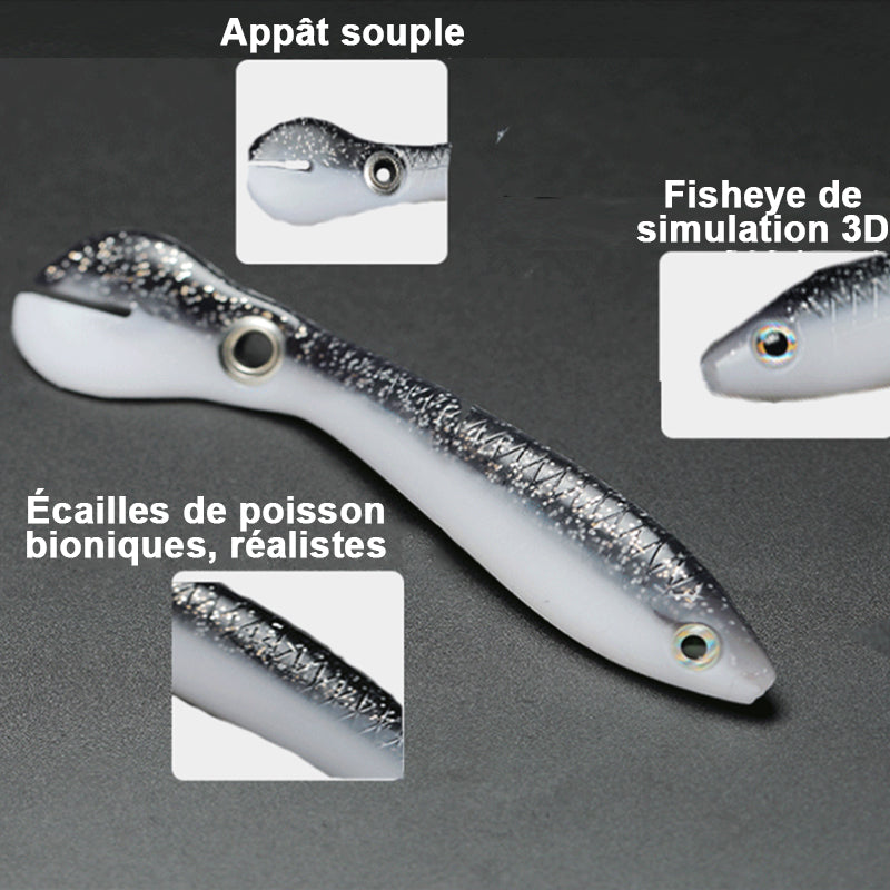 leurres pêche en mer appâts souples 12 cm/4 72 - Morocco leurres pêche en mer appâts souples 12 cm/4 72 - Morocco